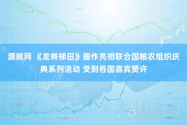 源顺网 《龙脊梯田》画作亮相联合国粮农组织庆典系列活动 受到各国嘉宾赞许